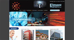 Desktop Screenshot of elmontgroup.cz